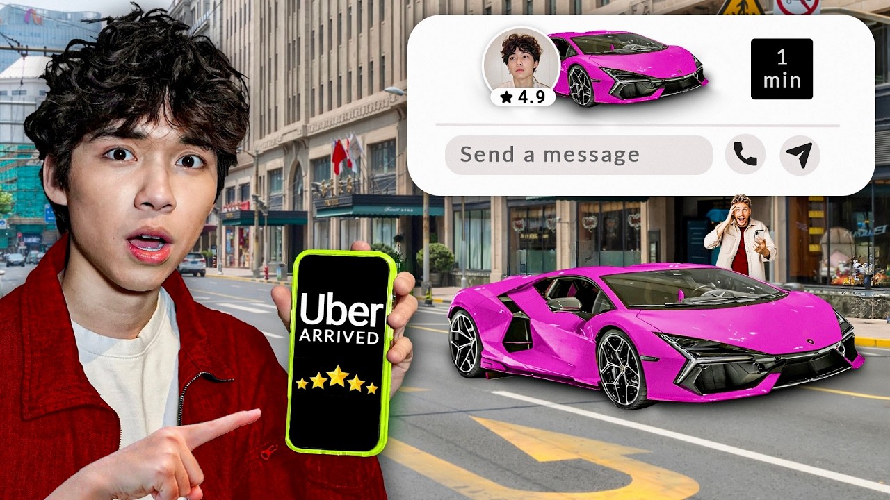Picking Up Uber Riders In A Lamborghini *CRAZY*