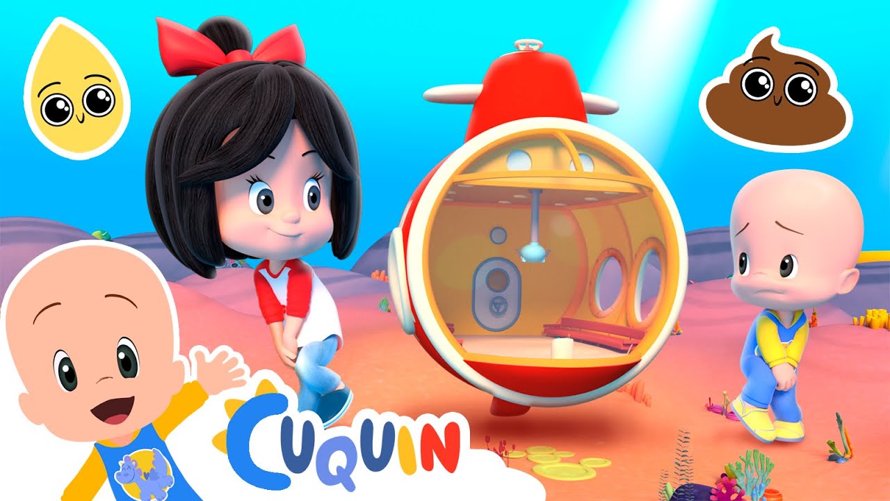 Submarino Popó 💩 Canciones infantiles para bebés con Cleo y Cuquín