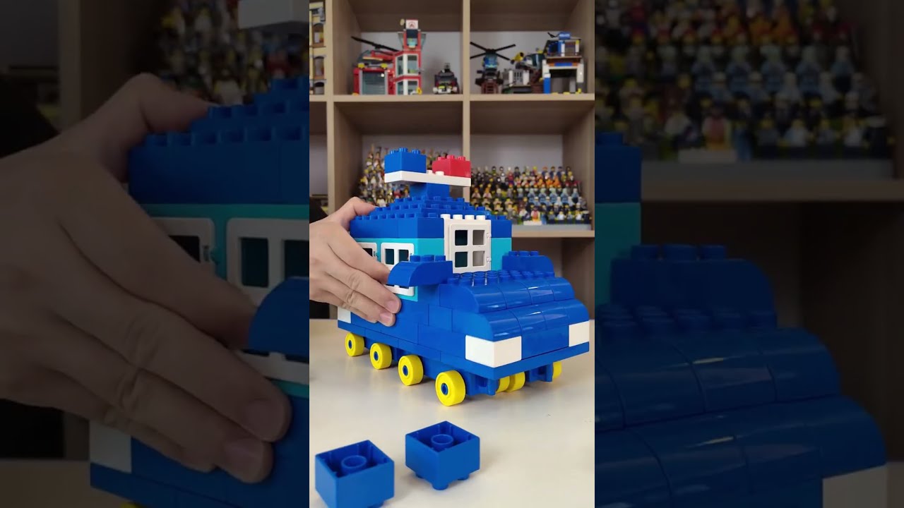 Made Two Lego Police Cars 🚓 #Shorts