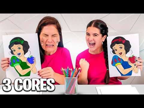 COLORINDO COM 3 CORES LIVE ACTION!