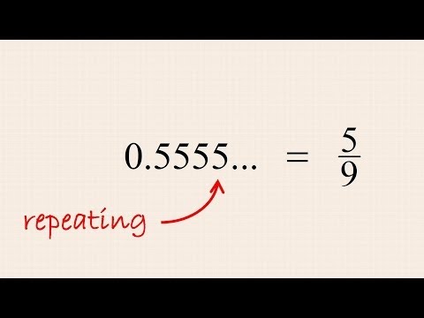 Pre-Algebra 20 - Converting Repeating Decimal Numbers to Fractions