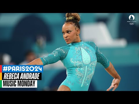 Rebeca Andrade's GOLD 🥇✨medal floor routine I Music Monday