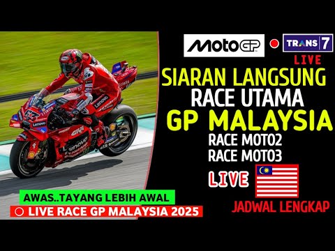 Jadwal Live MotoGP Malaysia 2025 Hari Ini π