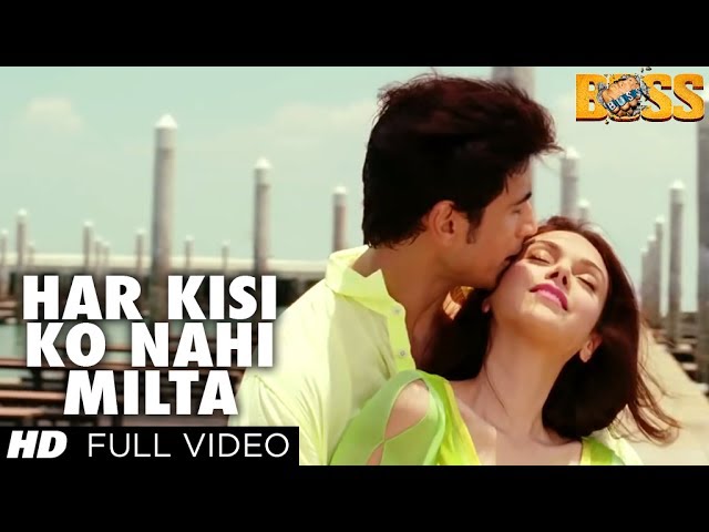 Har Kisi Ko Nahi Milta Yahan Pyaar Zindagi Mein 🎶 | Full Song from BOSS with Shiv Pandit & Aditi Rao Hydari