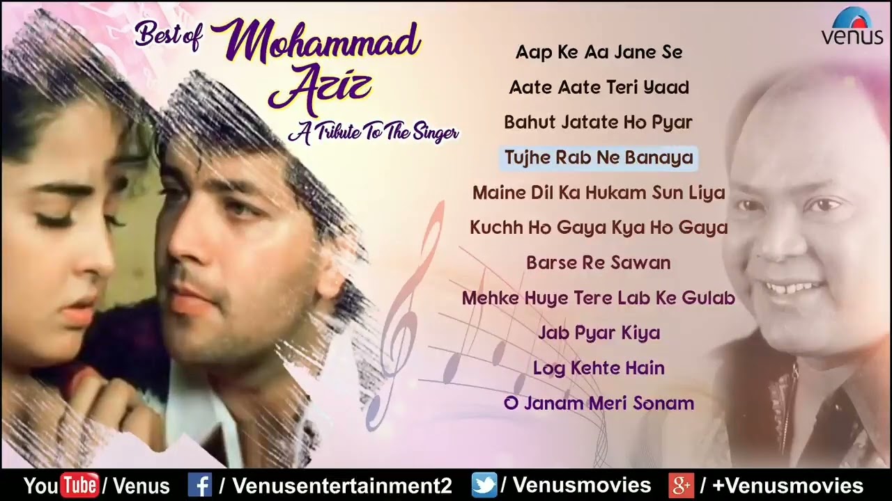 Tujhe Rab Ne Banaya Kisliye - Mohammad Aziz & Sadhana Sargam 🎶