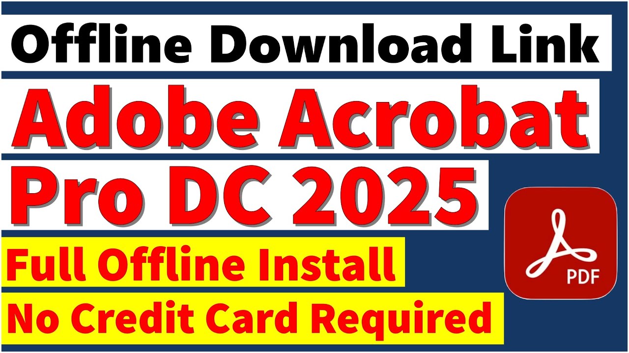 Download & Install Adobe Acrobat Pro DC 2025 Trial | Ultimate PDF Editing Tool 🚀