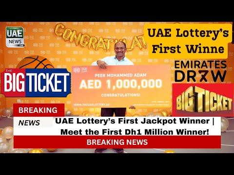 UAE Lottery’s First Jackpot Winner | Meet the First Dh1 Million Winner!