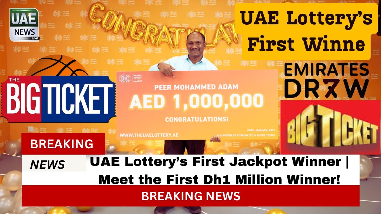 UAE Lottery Celebrates First Dh1 Million Jackpot Winner