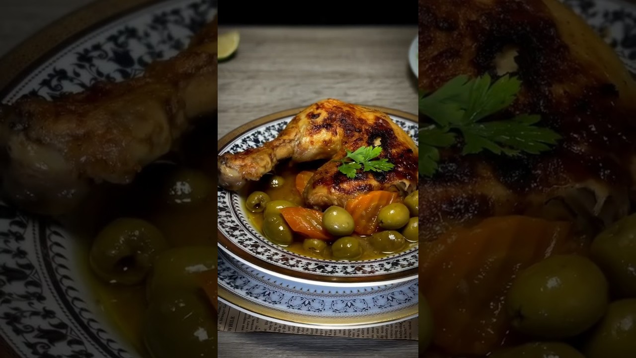 طاجين الزيتون الجزائري الأصلي: وصفة تقليدية لا تُنسى