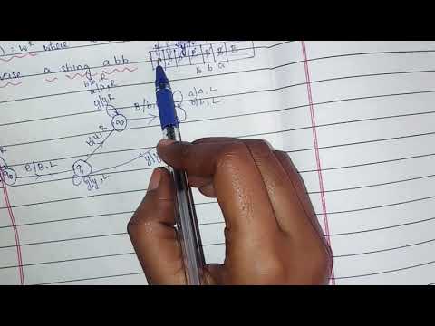 Turing Machine to Reverse a String 🔄
