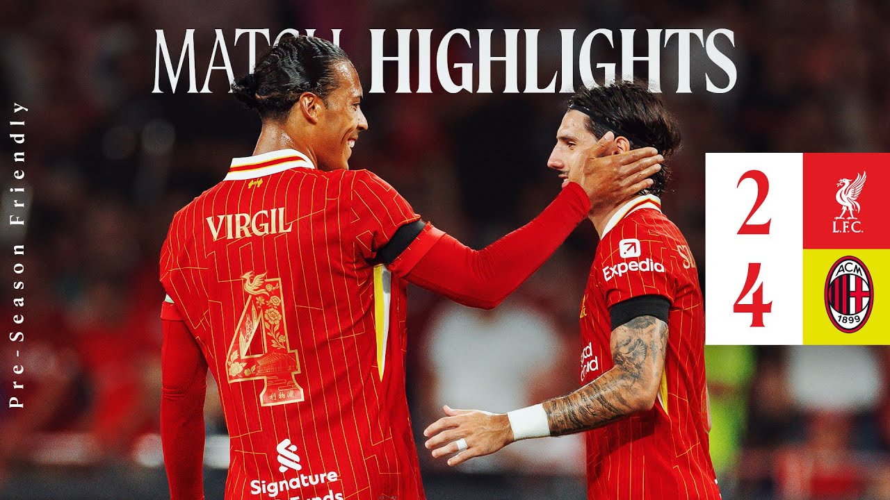 Liverpool vs AC Milan Highlights: Szoboszlazi's Stunning Goal in Hong Kong ⚽