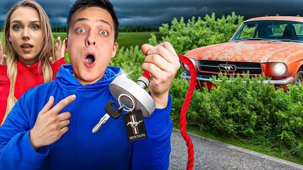 Wyłowiłem klucze do starego auta magnesem! 🚗