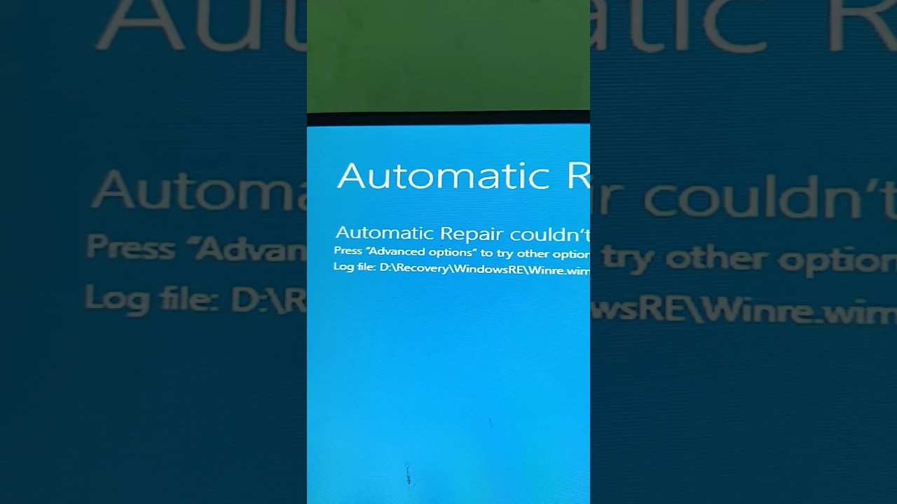 Fixing 'Automatic Repair' Error on Your PC
