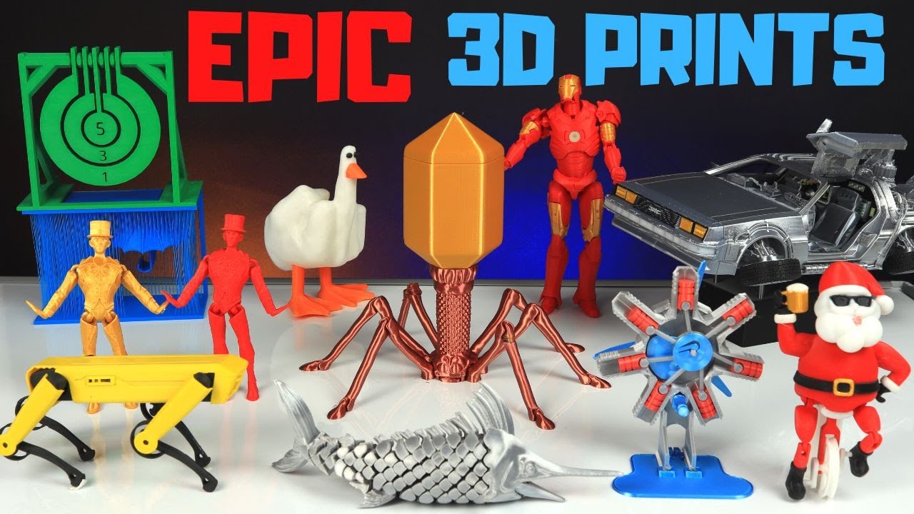 Top 3D Printing Ideas & Coolest Projects of 2023 🚀