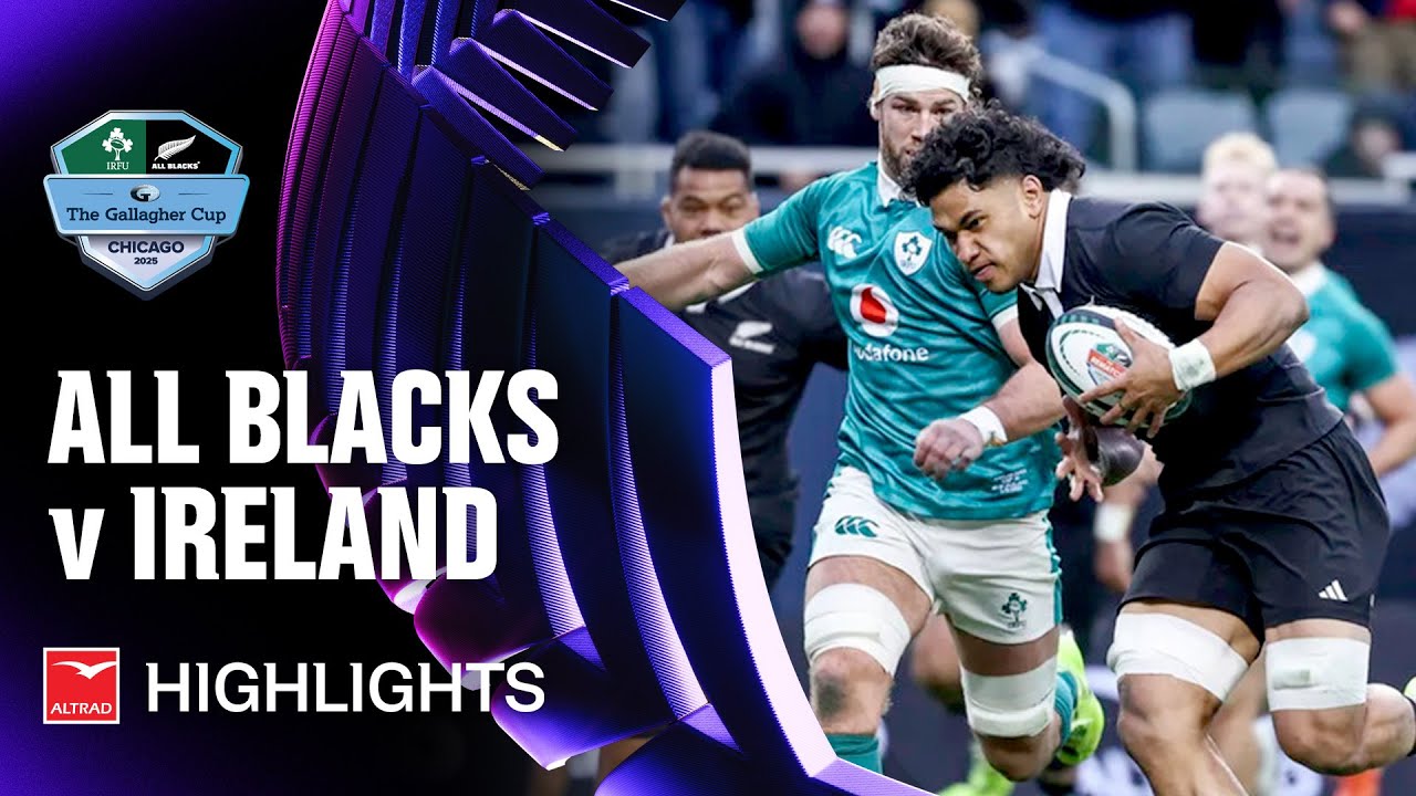 All Blacks vs Ireland | Exciting Match at Soldier Field, Chicago 2025 🏉