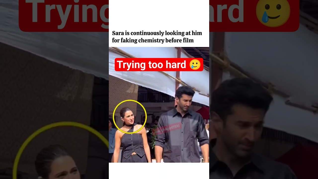 Sara Ali Khan's Effort Looks Cute 😄