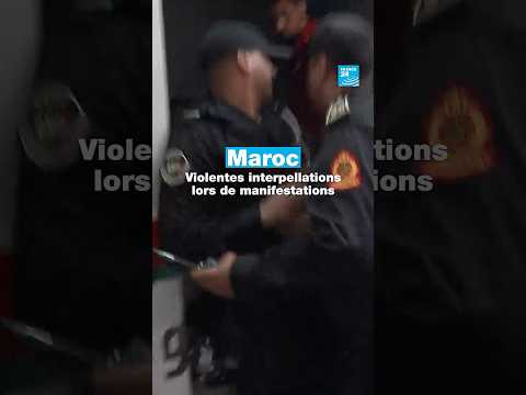 Maroc : violentes interpellations lors de manifestations • FRANCE 24