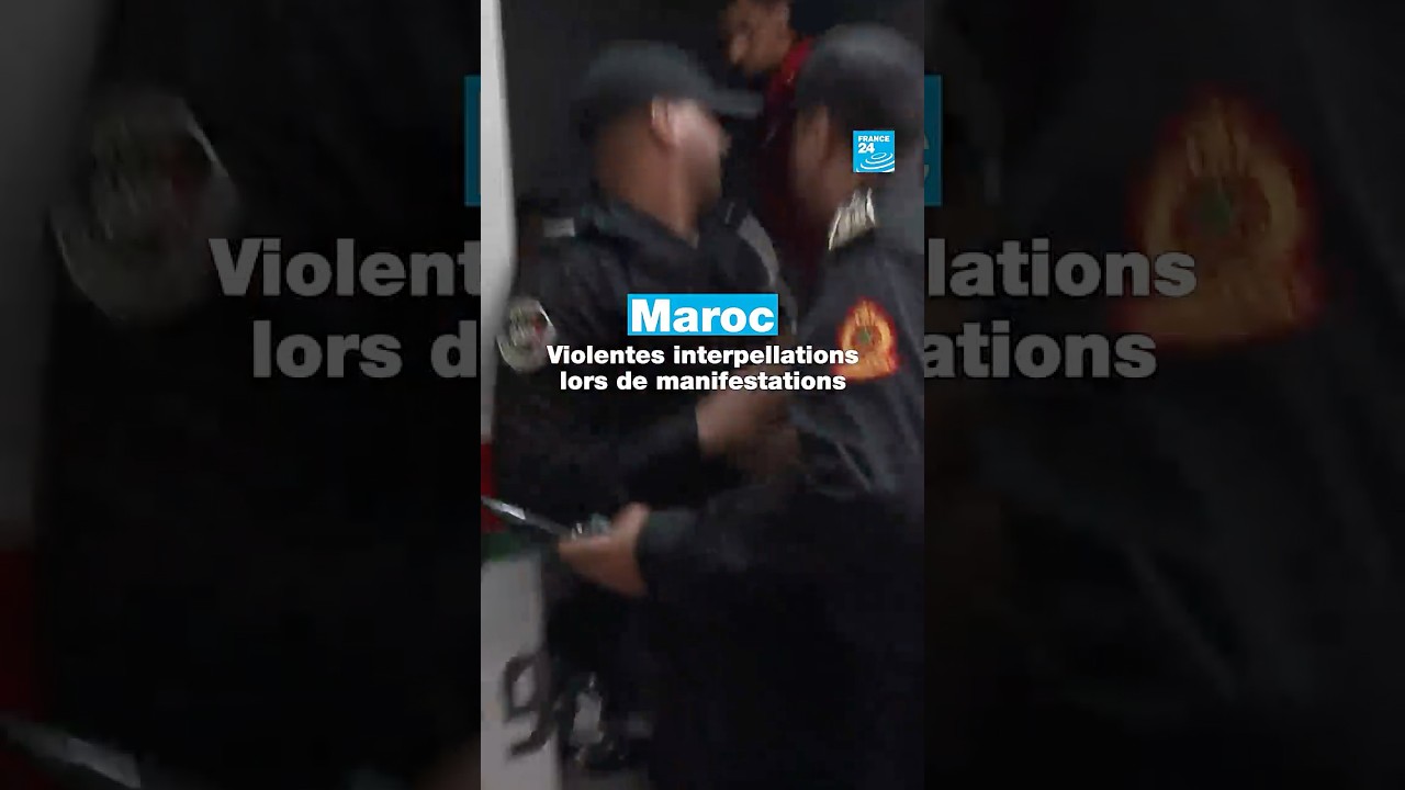 Rabat : Violentes arrestations lors de manifestations par le collectif GenZ 212 🇲🇦