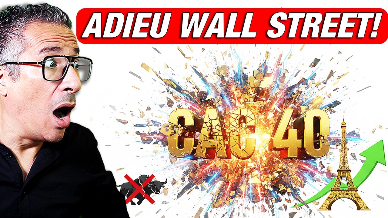 Oubliez le marché US : J'investis TOUT sur le CAC 40 !!!