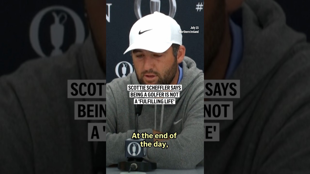 Scottie Scheffler on the Lack of Fulfillment in Golfing Success