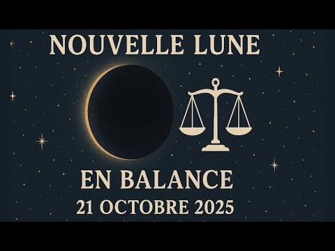 La Nouvelle Lune en Balance, quand mettre de l'ordre dans sa vie rime avec bien-être et réussite.