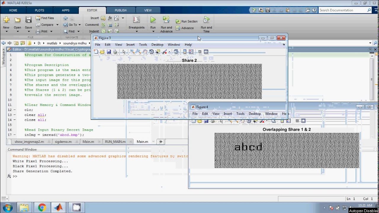 Innovative MATLAB-Based Visual Cryptography Algorithm for Embedded System Projects (IEEE 2012 & 2015) 🔐