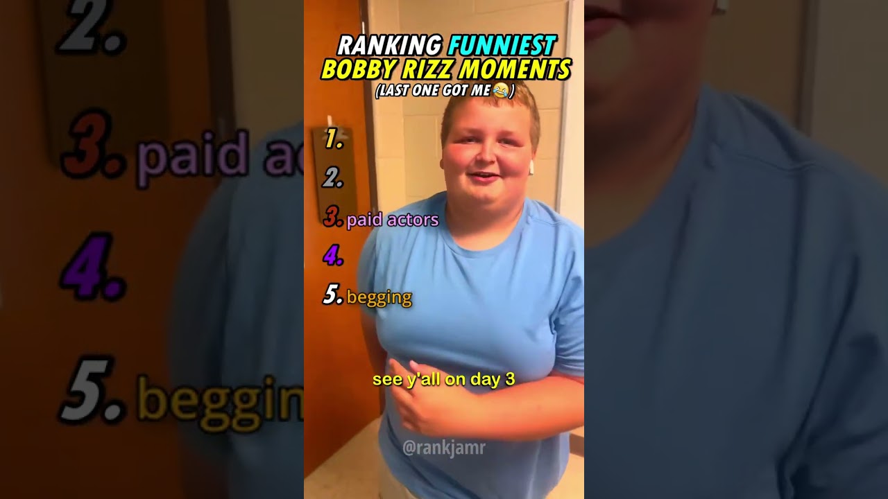 Top 10 Funniest BOBBYRIZZ Moments π | Must-See Highlights