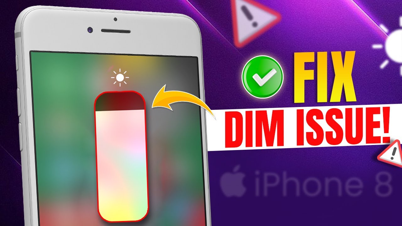Fix Brightness Full but Dim Issue on iPhone 8 Plus