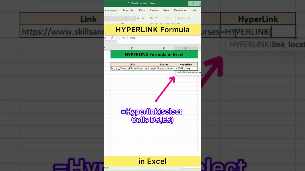 Mastering the HYPERLINK Formula in Excel 📊