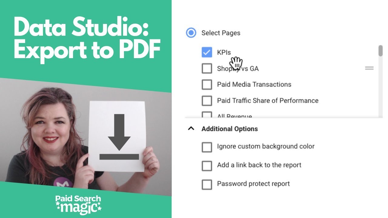 Easily Export and Customize Your Data Studio Reports to PDF 📄
