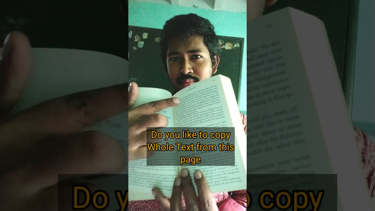 Easiest Way to Copy Entire Book Text Using Google Lens 📖