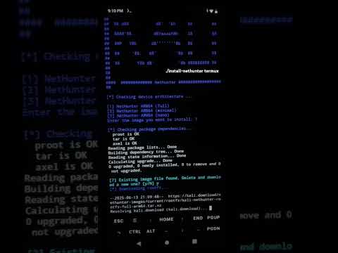 Nethunter install android device 👨💻😎👿 #shortviral #shorts