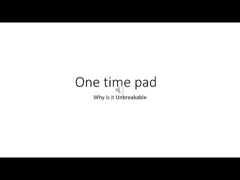 One Time Pads |Unbreakable Encryption| CISSP