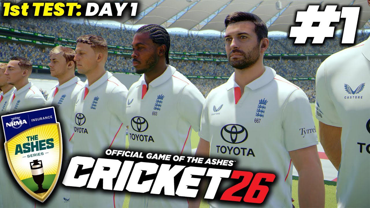 Cricket 26 Ashes 2025-26: Day 1 Playthrough 🇬🇧