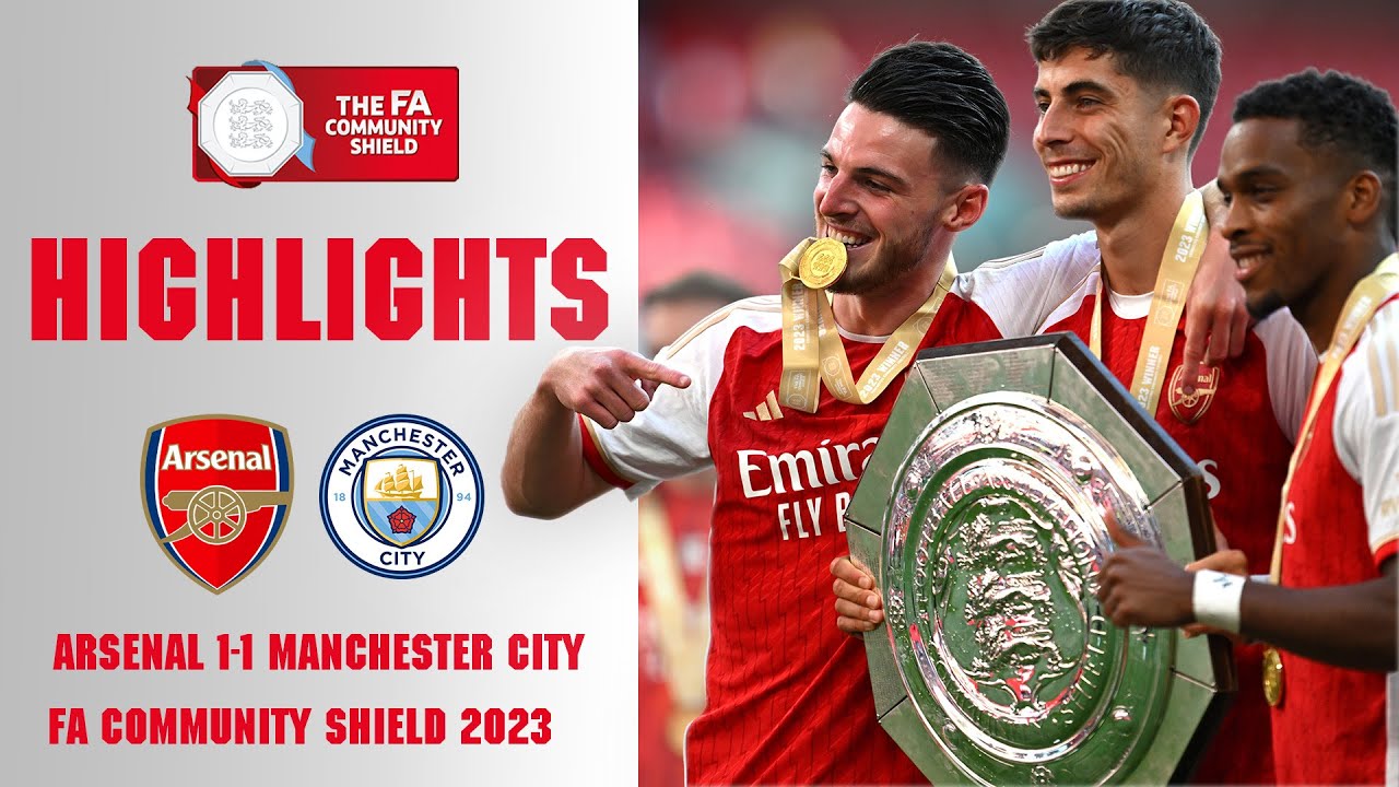 Arsenal Wins Community Shield 2023 in Penalty Shootout Against Manchester City ⚽