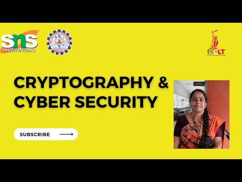 Cryptography Topic 11 Substitution Method |Dr.P.Sumathi | SNS Institution