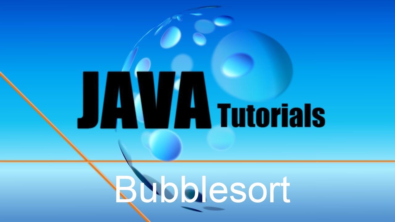 Java Tutorial: Bubblesort in Deutsch [HD]