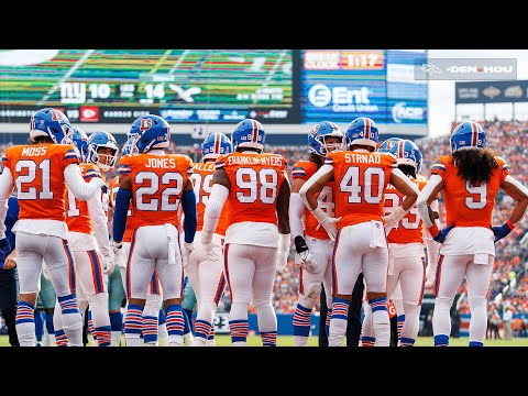 Broncos prepare for Week 9 road test vs. Texans' top defense | Broncos HQ