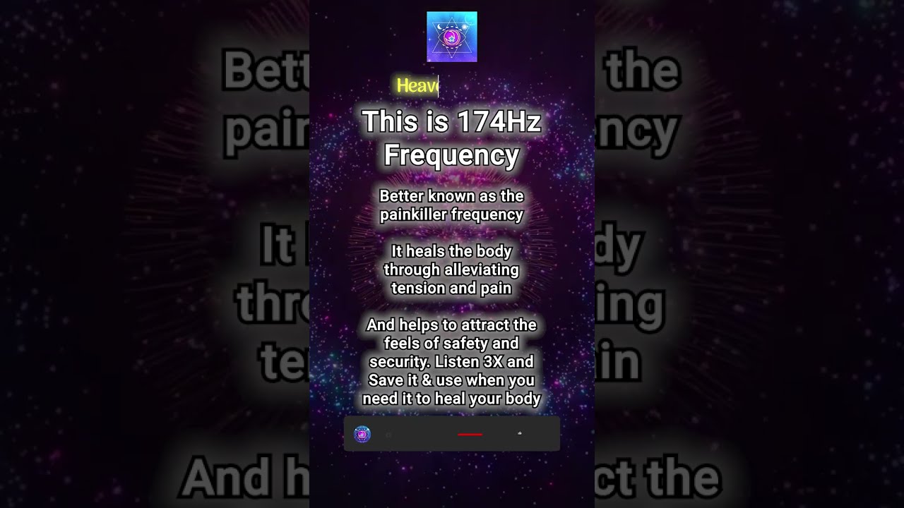 174Hz Painkiller Frequency for Pain Relief 🎶