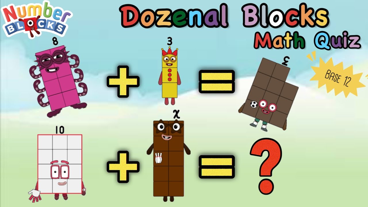 DozenalBlocks Math Quiz | Base 12 🧮