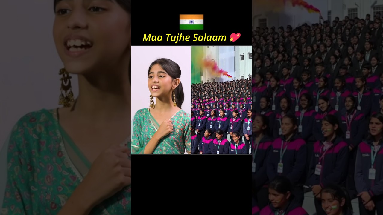 Maa Tujhe Salaam by 1000 Students Group x Anukriti x KD Viral Song