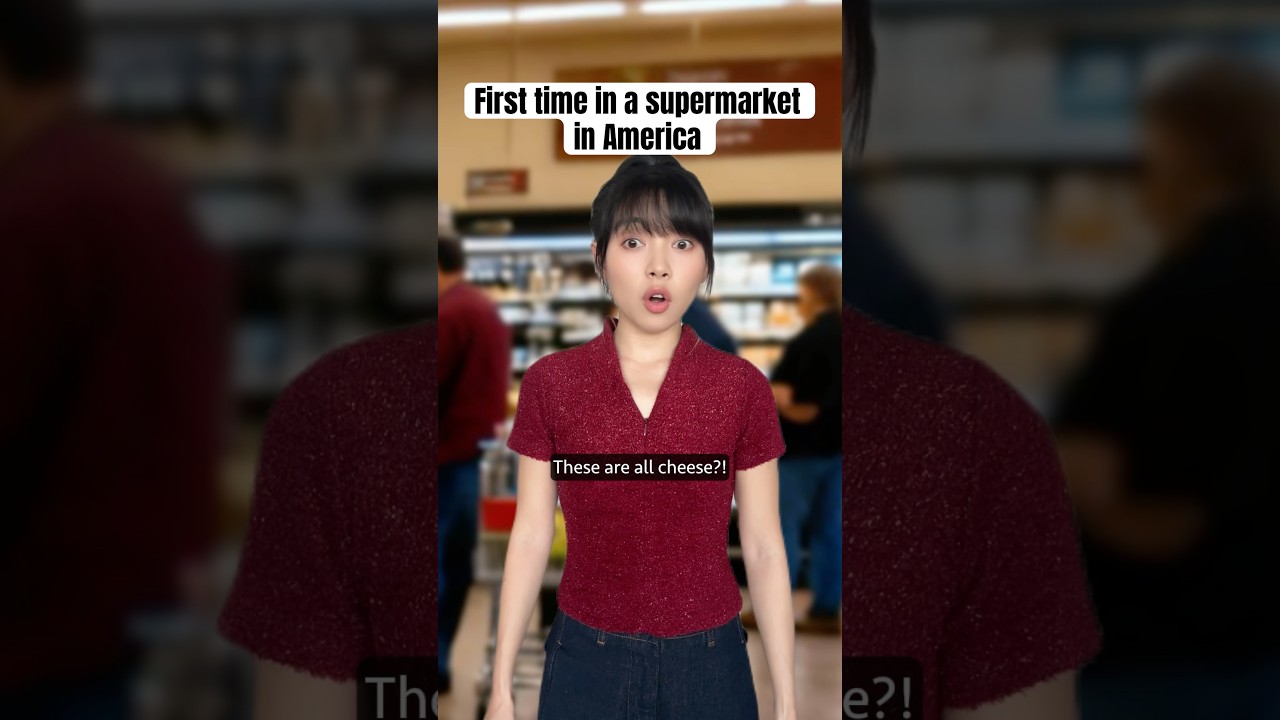 First Time Shopping in a Supermarket π¨π³πΊπΈ | Funny Cultural Skit