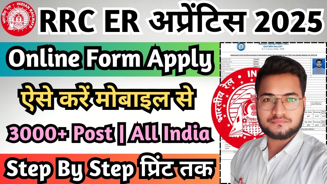 Eastern Railway ITI Apprentice 2025 Online Form