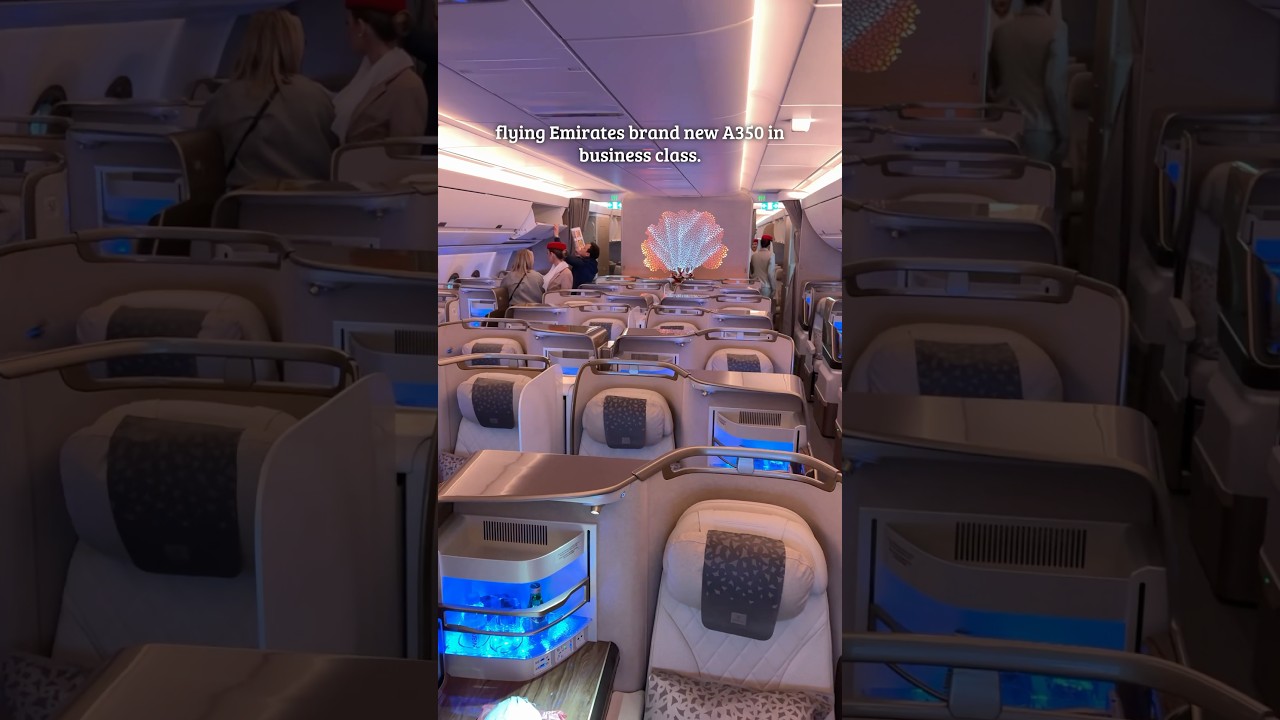 Emirates' New A350 Business Class Experience ✈️