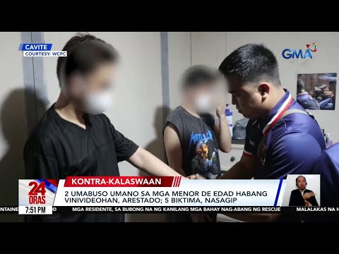 2 Dalawang indibidwal arestado sa umano'y pang-aabuso sa mga menor de edad habang vinivideohan; limang biktima nasagip