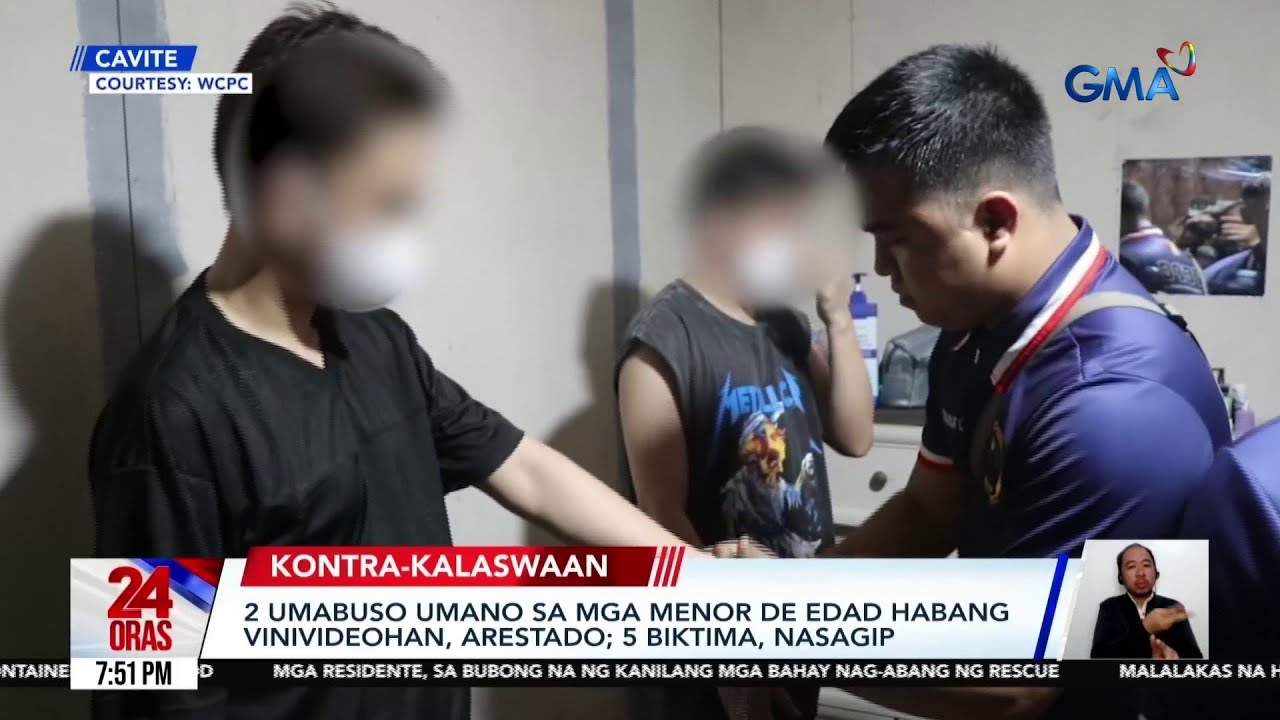 2 Dalawang indibidwal arestado sa umano'y pang-aabuso sa mga menor de edad habang vinivideohan; limang biktima nasagip