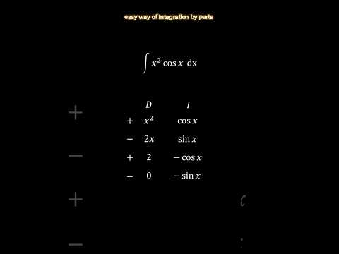 integration by parts trick  #maths #integration