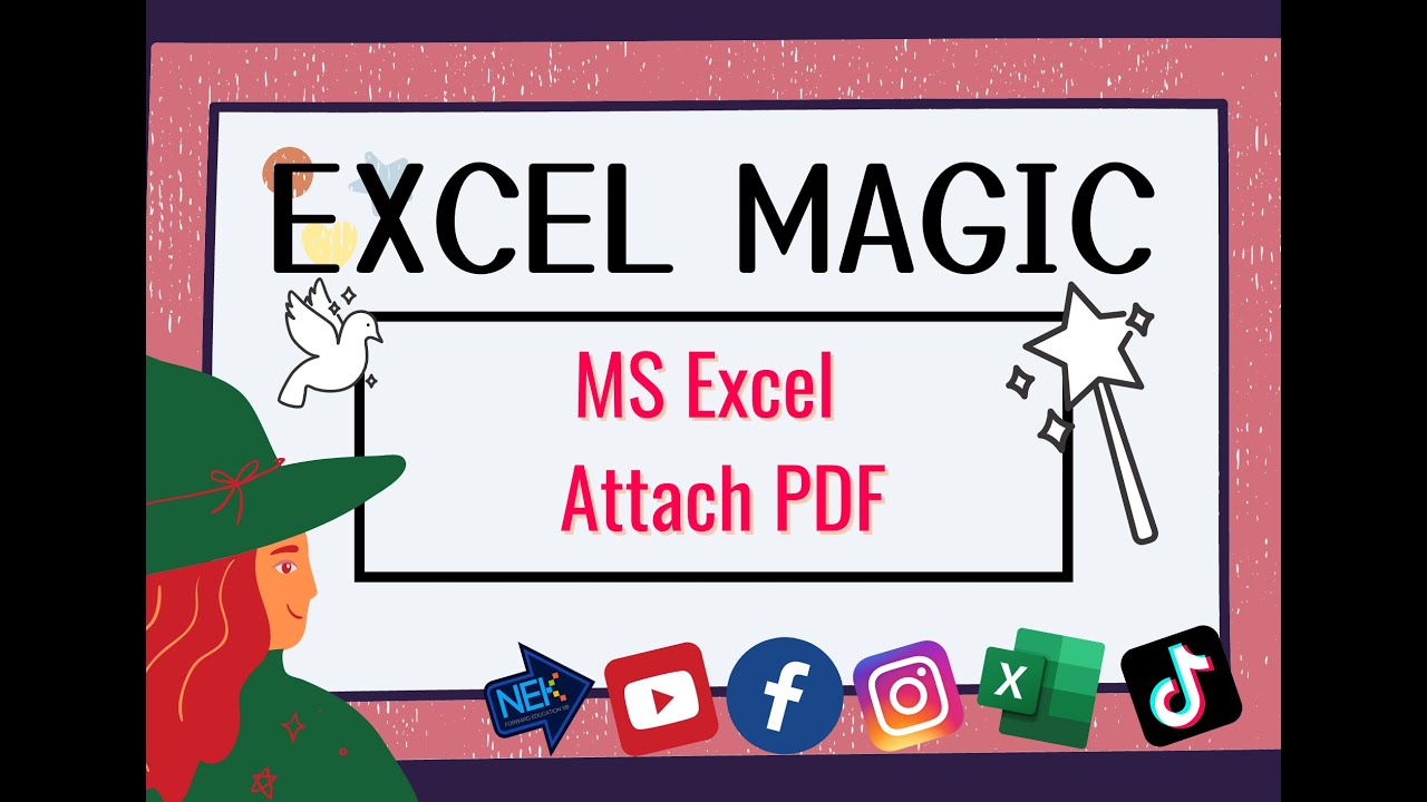 How to Attach a PDF in MS Excel