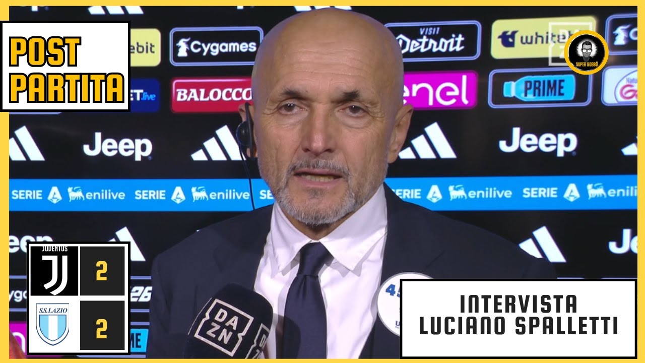 POST JUVENTUS - LAZIO 2-2 | INTERVISTA LUCIANO SPALLETTI