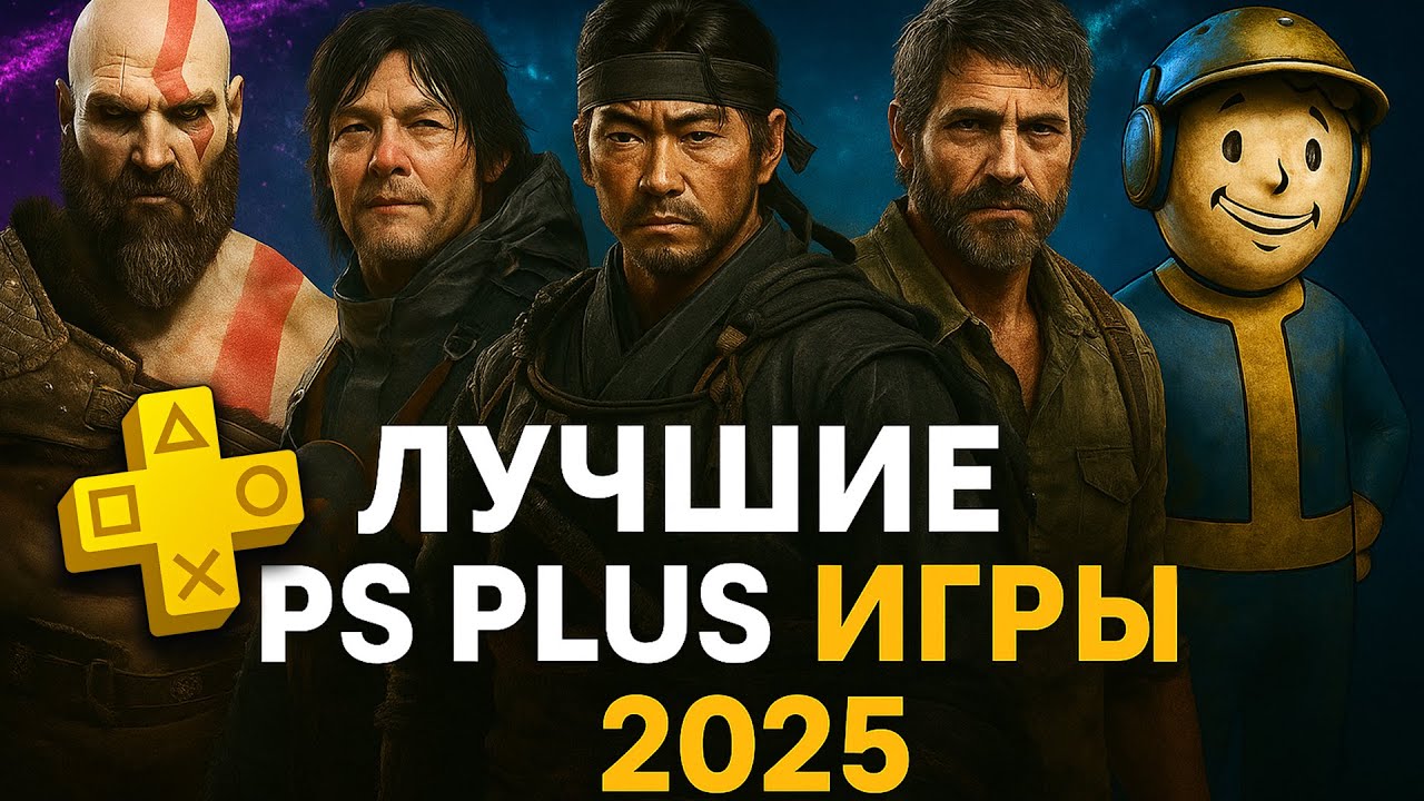 Лучшие игры PlayStation Plus 2025 для PS4 и PS5 🎮